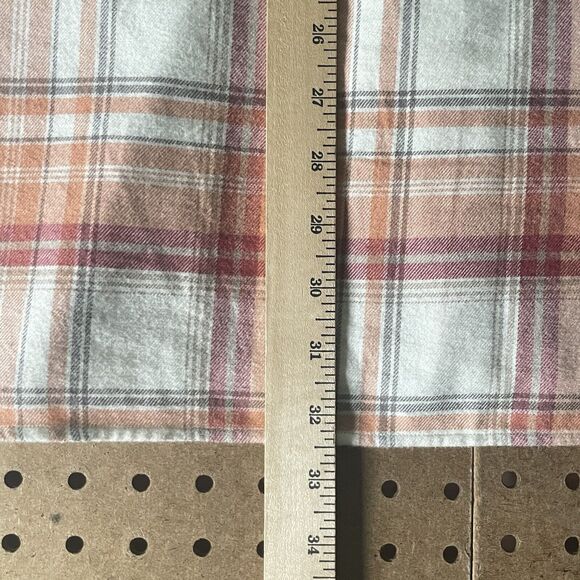 NWOT Alan Paine England Modern LS Button Up Shirt Plaid Red & Orange XL Men - Picture 8 of 9